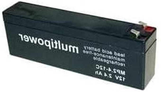 Loodaccu Multipower MP2,4-12C, 12 volt, 2,4 Ah