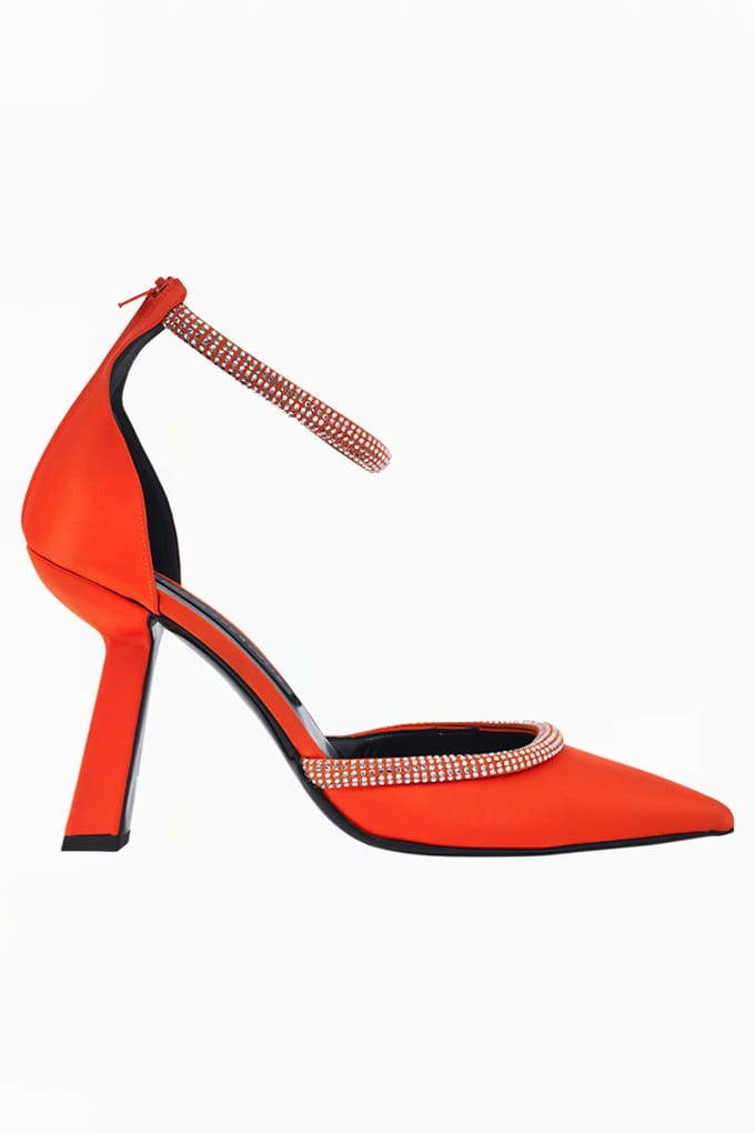 Marcell von Berlin Embellished Ankle-strap Pumps Flame Taglia: 40 | Infradito Outlet | Donna