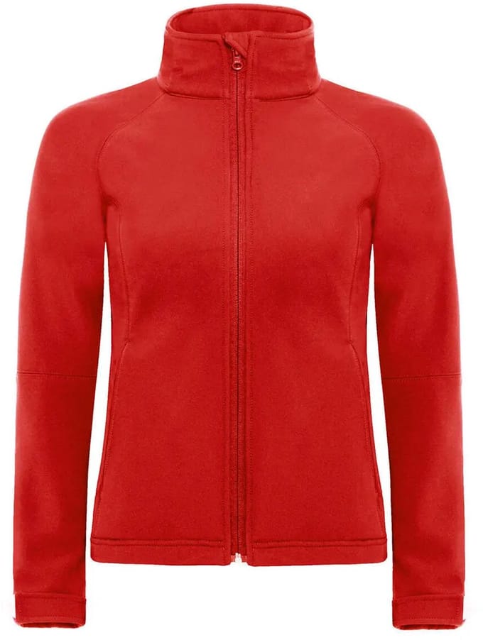 Dames softshell hoodie B&C