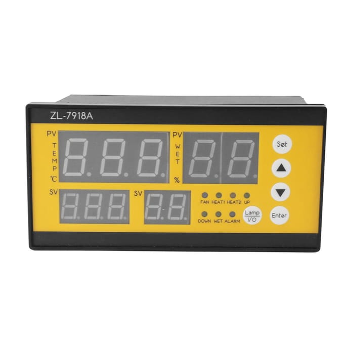 Broedmachine Temperatuur Vochtigheid Sensor LED Licht Speciale Engelse Controller voor Broedmachine 100?240V yellow