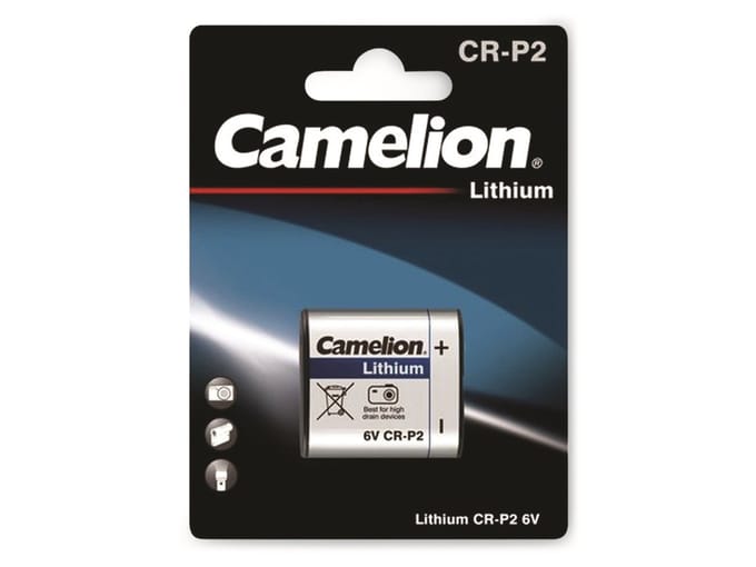Camelion CR-P2-BP1 Oplaadbare batterij Lithium