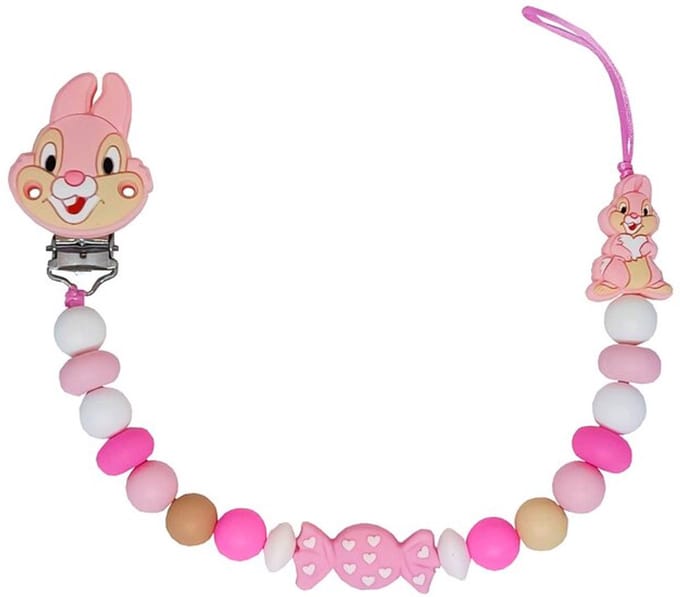 Tutkoord stampertje licht roze