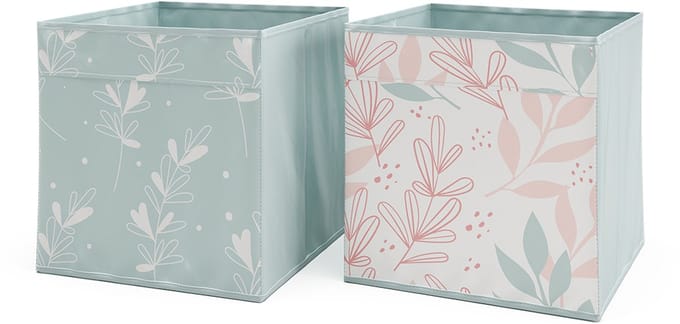 Vicco Opbergbox – 30 x 30 cm Set van 2 Turkoois
