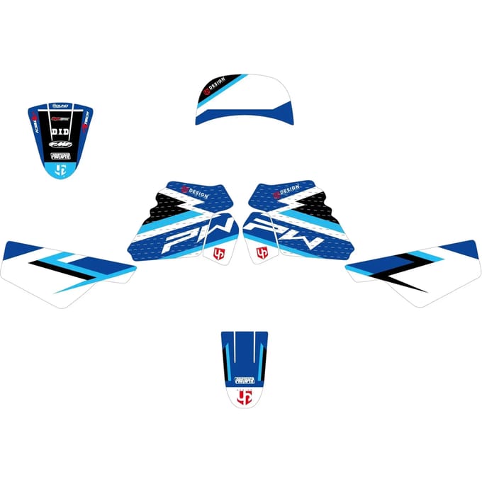 Motorfiets decoratie kit UP Design Round Yamaha PW 50 (1981-2022)