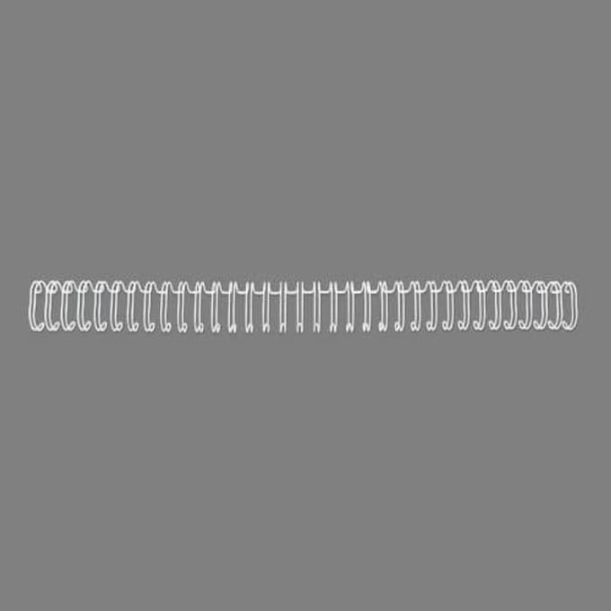 Binding Clips A4 3:1, No. 5, 250 Stuks Wit