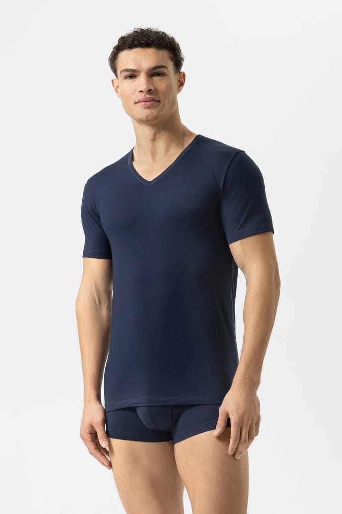 mey Herren Shirt Met V-Hals Serie Dry Cotton