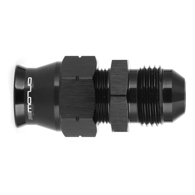 12in Buis naar Mannelijk 8 AN Adapter Brandstofrail Snelkoppeling Eéndelig CNCMachining Universeel