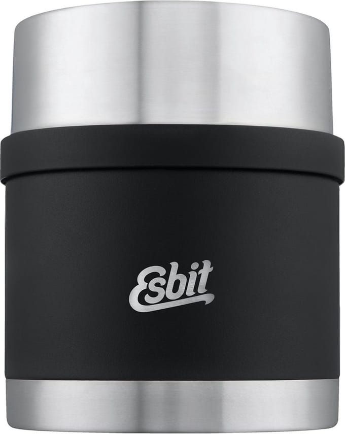 Esbit Sculptor Thermos Voedselcontainer - 500 ml - RVS - Zwart