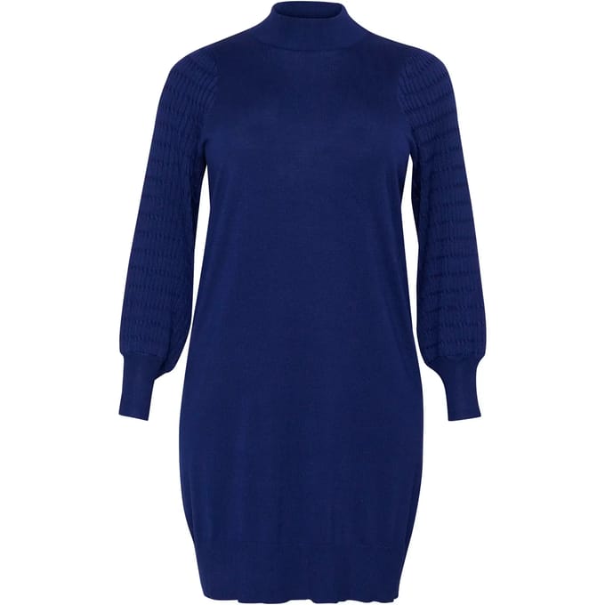 Kaffe Curve KClini Knit Dress Dames Jurk - Maat 48