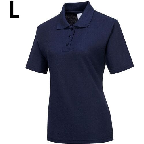 GGM Gastro (5 Stück) Damen Poloshirt - Marine - Größe: L