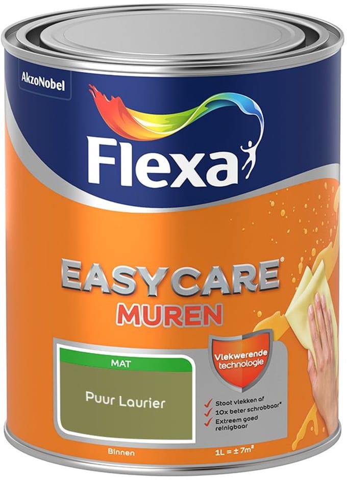 Flexa - Easycare Muren - Puur Laurier - Mengverf - 1 L