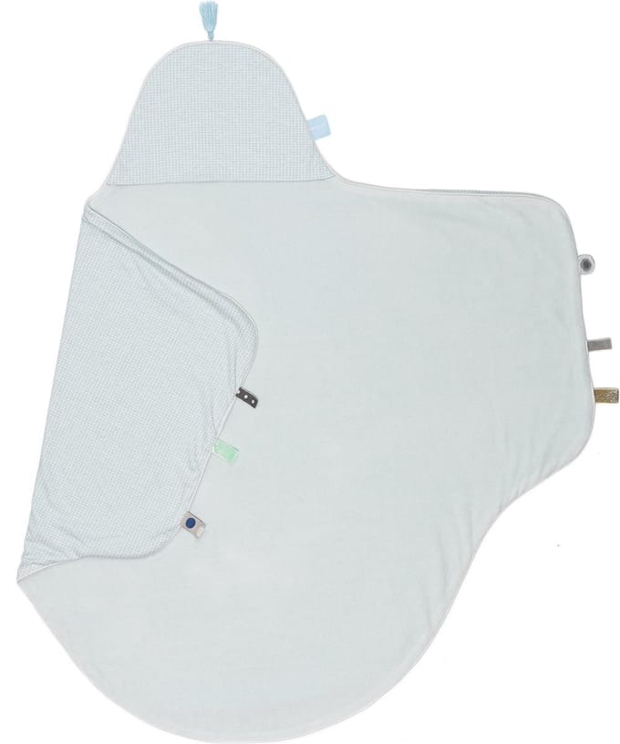 SnoozeBaby Soft Drying Badcape Fading Blue