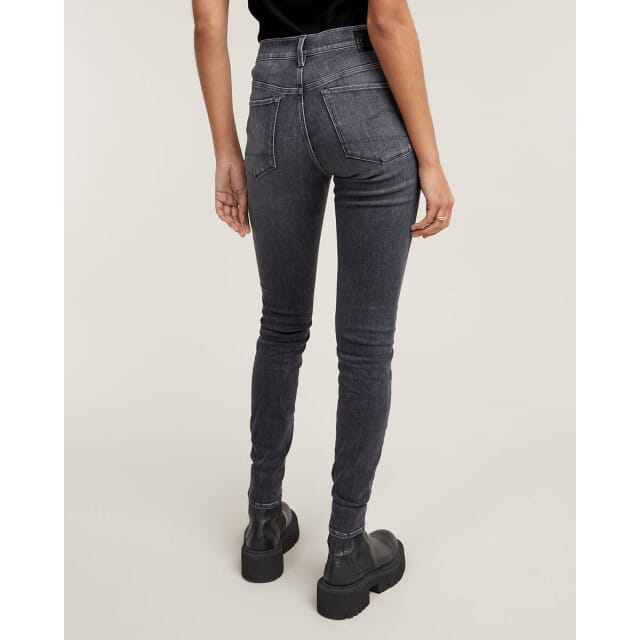 G-STAR 3301 Skinny Wmn Dames Jeans - faded black magnet