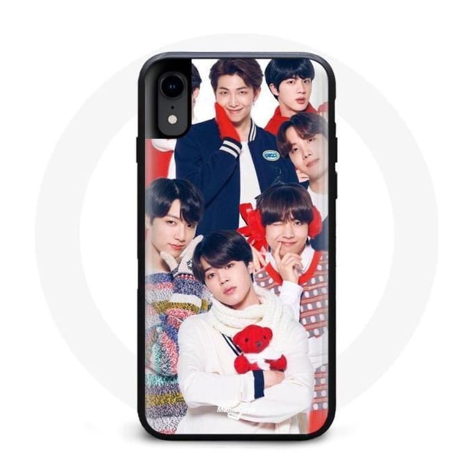 Coque pour Iphone XR BTS Affiche Memebers Cadeau de Noël 2023