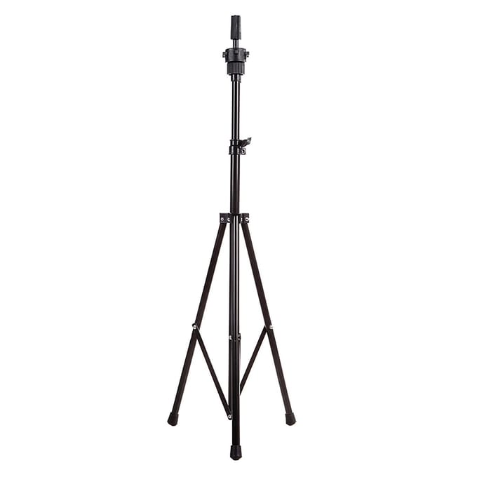 Verstelbare metalen statief houder kapperstraining hoofd schimmel pruik mannequin stand black