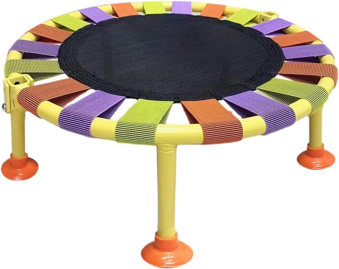 Mini Trampoline - Springbed Fitness - Binnen Trainen - Inklapbaar Ontwerp - 497 x 258 cm - Multicolor