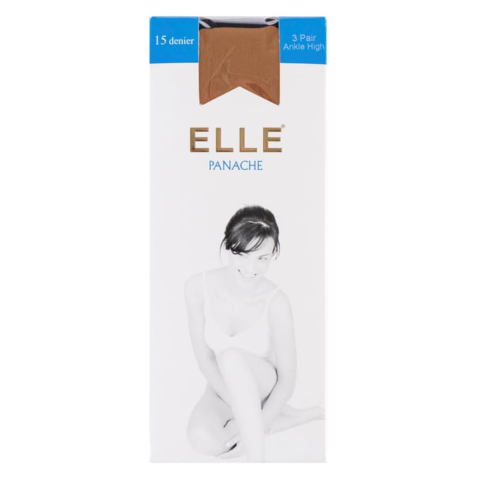 3-Pack Dames 15 Denier 100% Nylon Enkelsokken - Doorzichtige Lichtgewicht Comfort