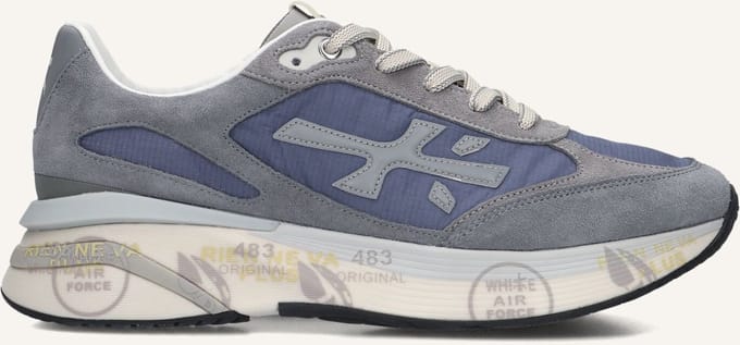 Premiata Moerun Sneakers - Textiel - Heren - Blauw - Maat 47