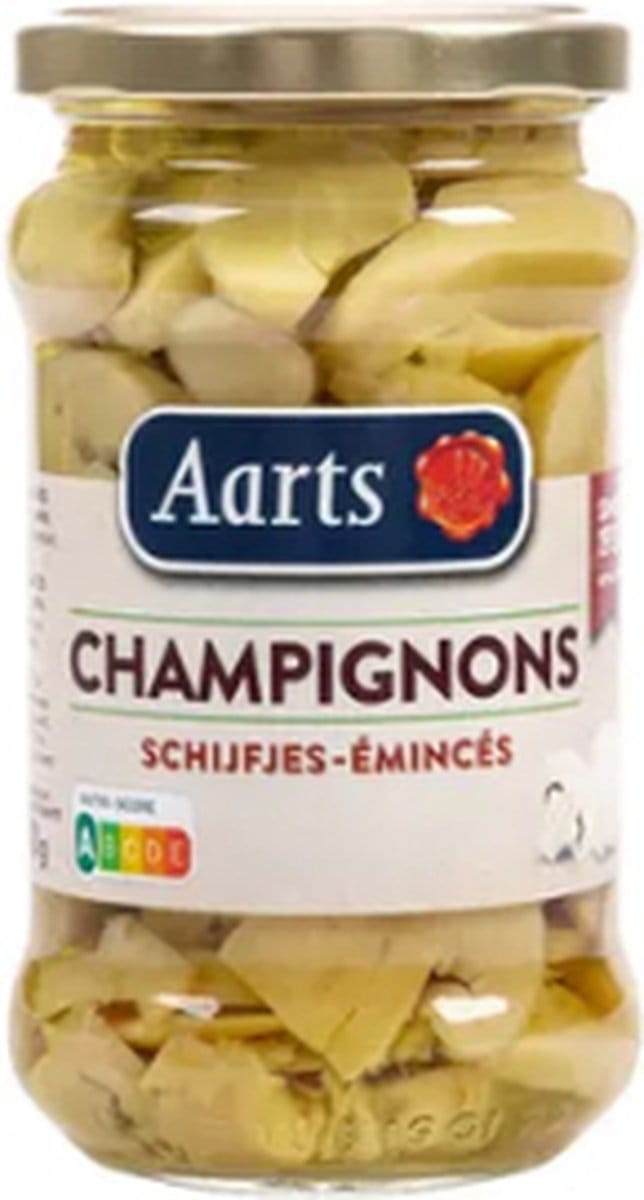 Aarts middel champignons schijfjes glas (6x 314ml)