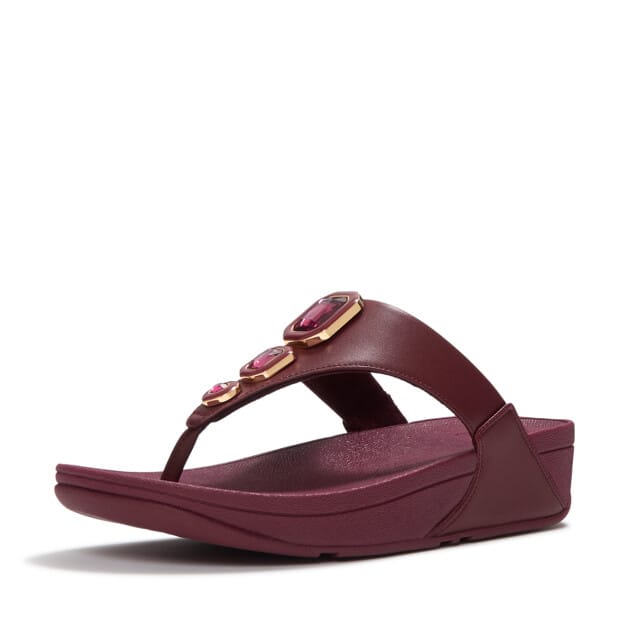 FitFlop Lulu Bold Crystals teenslippers ROOD - Maat 41