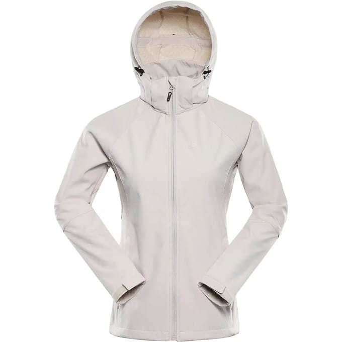 Alpine Pro Hoora Softshelljack Beige M Vrouw