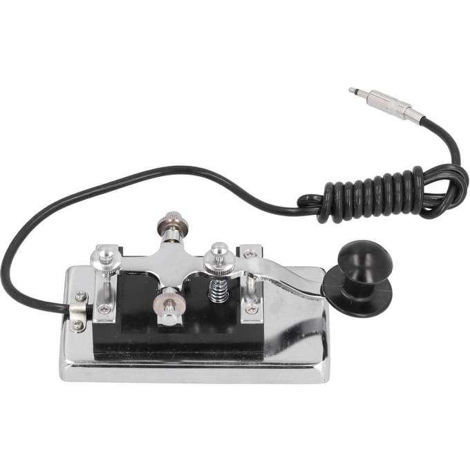 Morse Code CW Telegraaf Handzware Sleutel Kortegolf Radio Communicatie Lesmateriaal HYK4