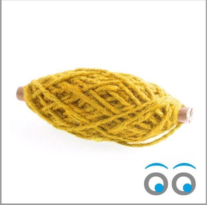 Luxe Jute Koord - 3,5 mm - Flax - Oker - 50 Meter - 2 Klosjes Van 25 Meter