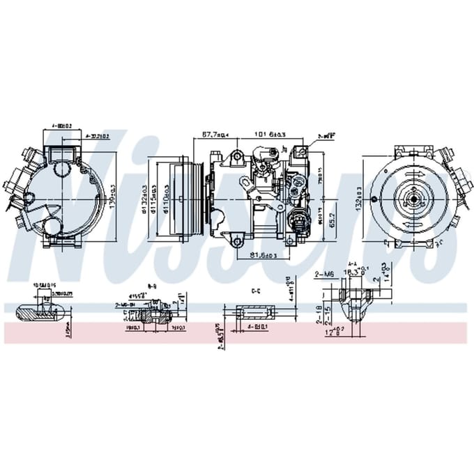 Compressor airconditioning NISSENS 890808