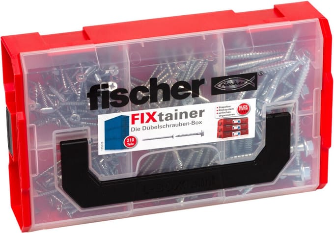 Fischer FixTainer plugschroef (210 stuks) - 553347