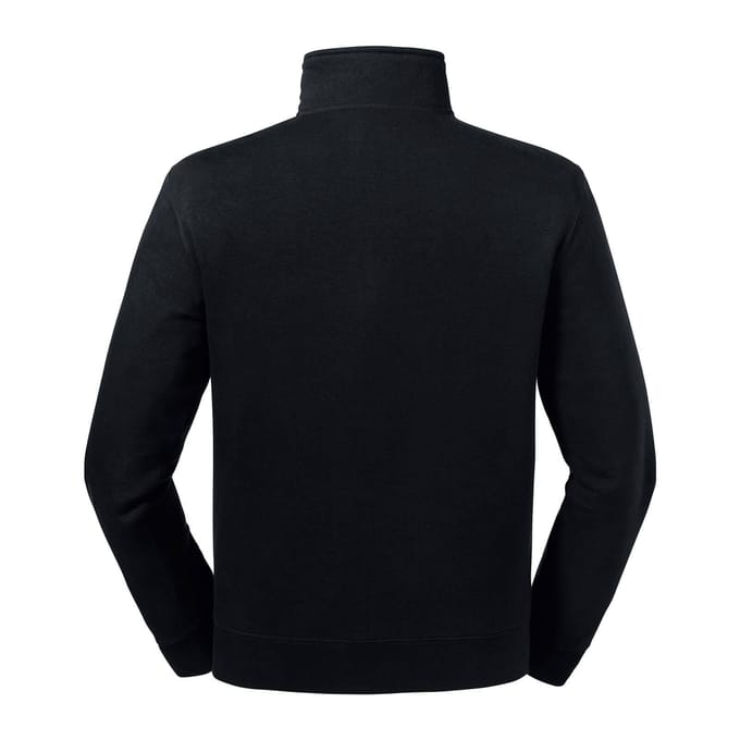 Russell Heren Authentieke Kwartier Ritssweatshirt (Zwart)
