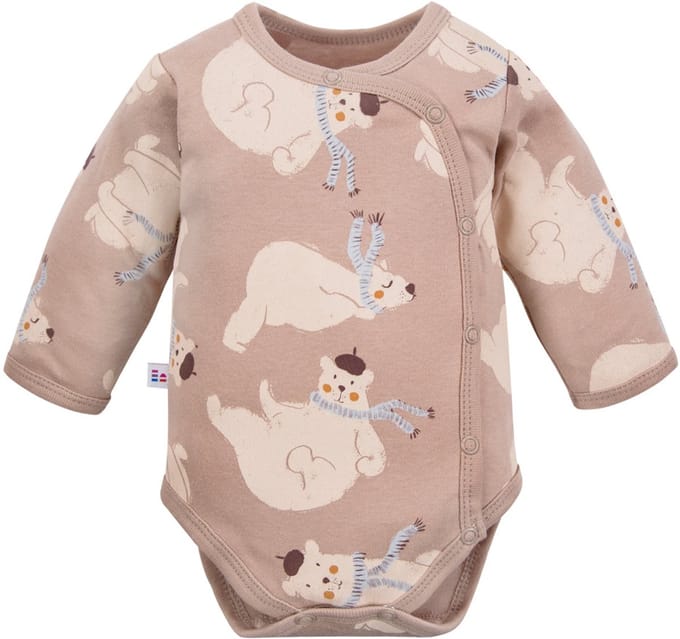 Eevi - Rompertje Beren - Omslagromper - Overslagromper - Maat 56 - 0 t/m 2 maanden