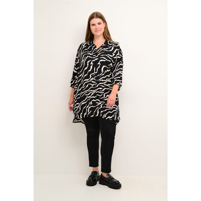 Kaffe Curve KCsonna Shirt Dames Blouse - Maat 46