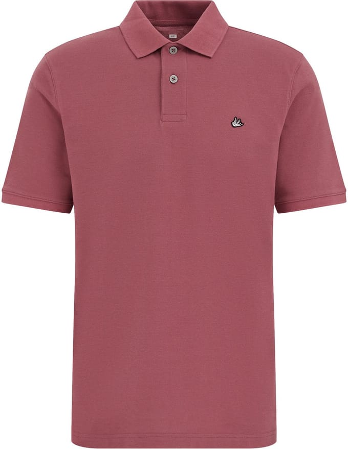 WE Fashion Heren regular fit polo met structuur