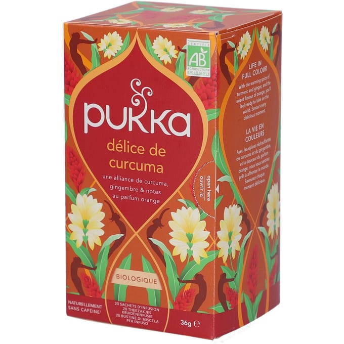 Pukka Herbs Thee Turmeric, Ginger & Orange 20 Instantthee