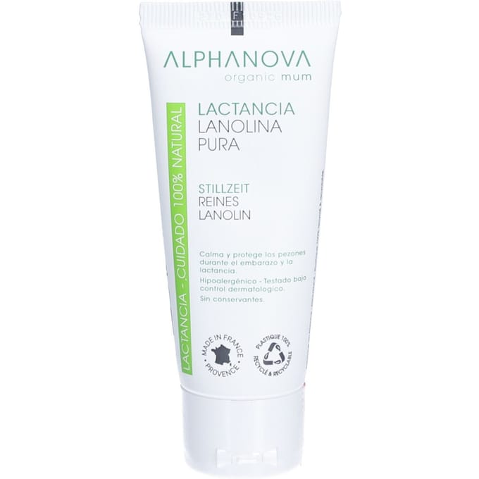 Alphanova LANOLINE PUUR 100% NATUURLIJK | ALPHANOVA ORGANIC MUM 40 Huidcrème