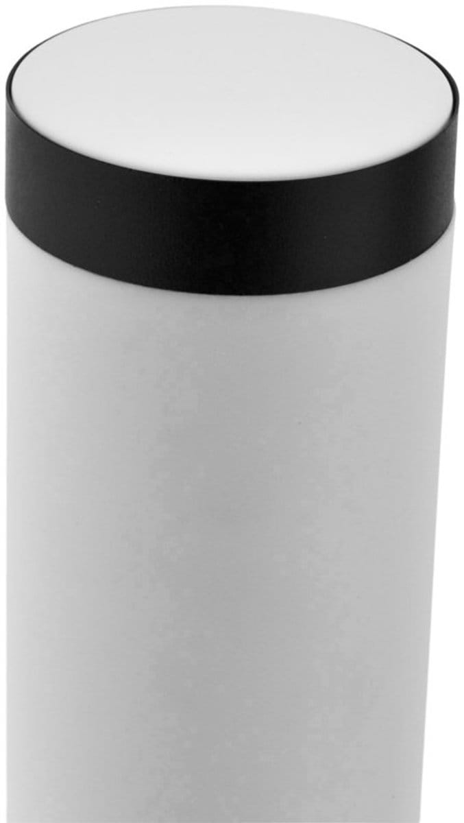 LED Tuinverlichting - Staande Buitenlamp - RVS - Mat Zwart - E27 Fitting - Rond - 65cm