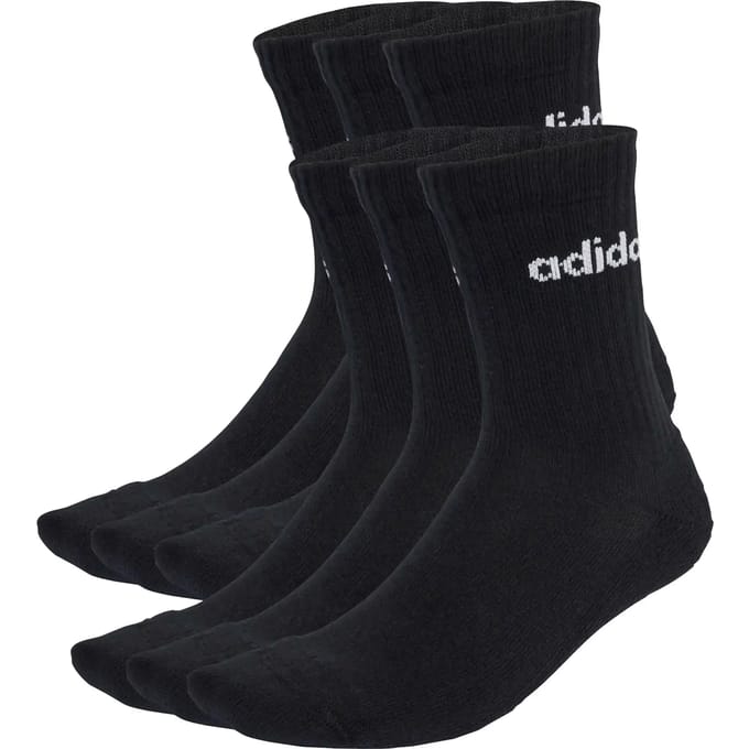 Adidas Linear Crew Sokken (6-pack)