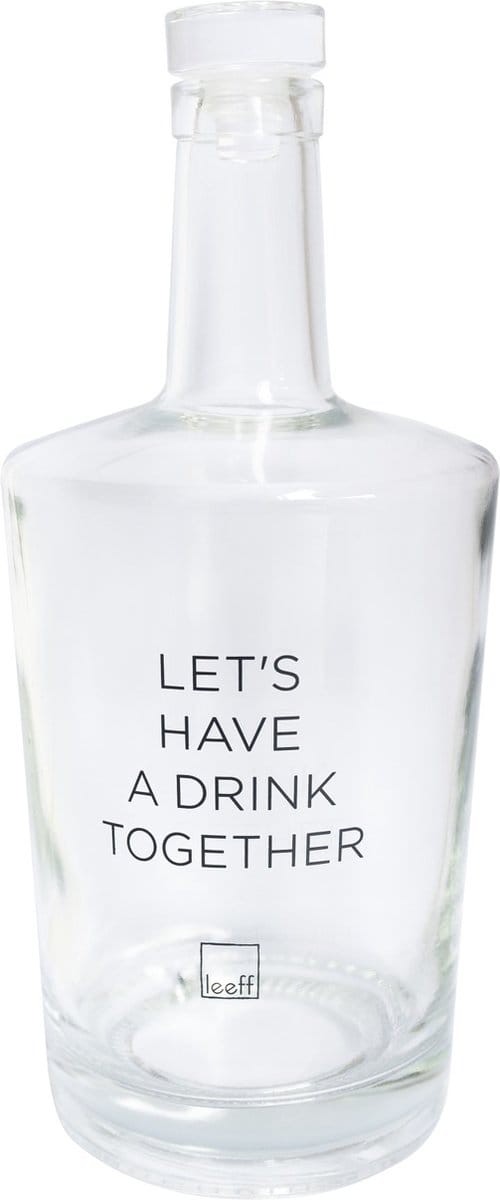 Leeff - Waterfles 'Ward' (25cm) - Let's Have a Drink Together