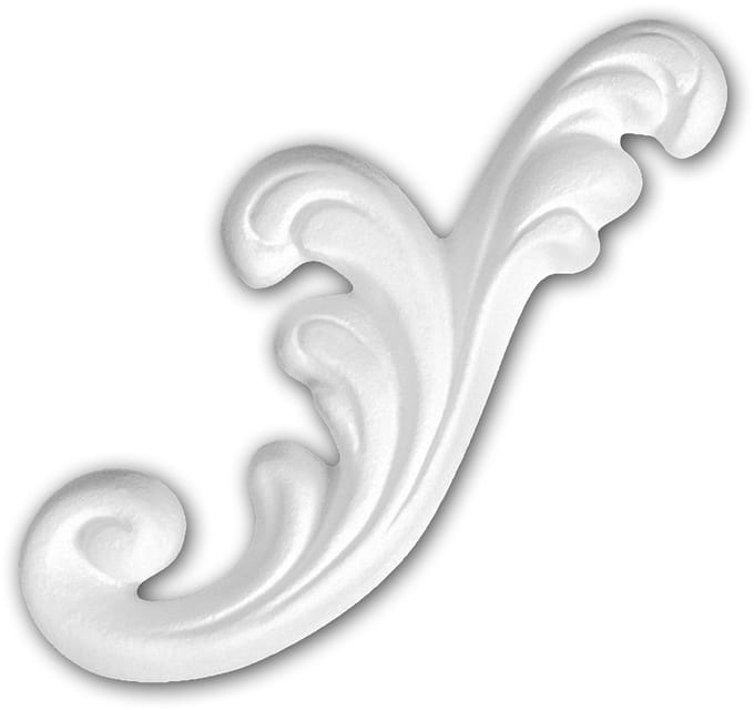 Decorative element 160109 Profhome rococo barok stijl wit