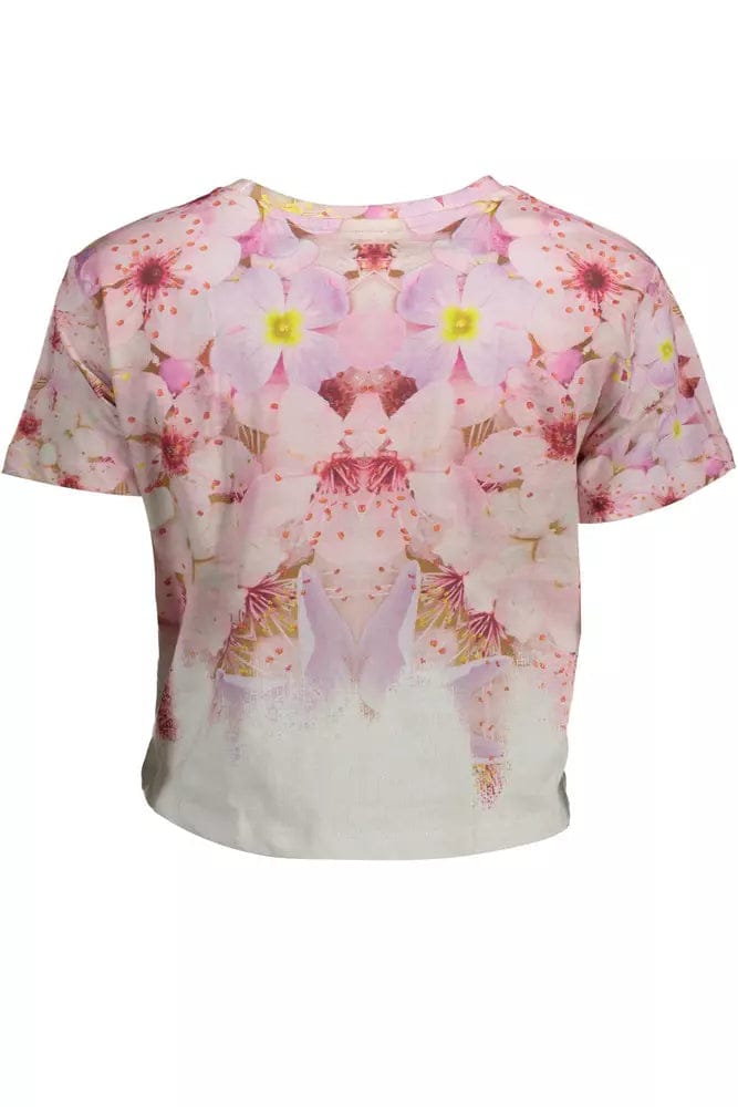 Desigual Roze Katoenen Tops & T-Shirt