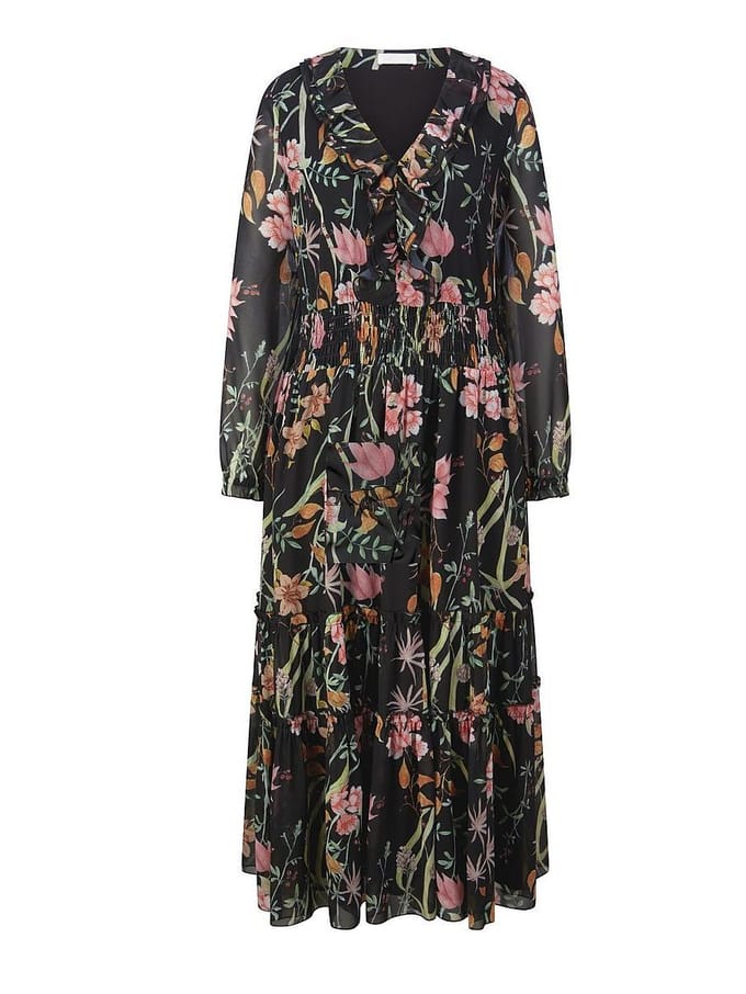 Jurk lange mouwen Van St. Emile multicolour