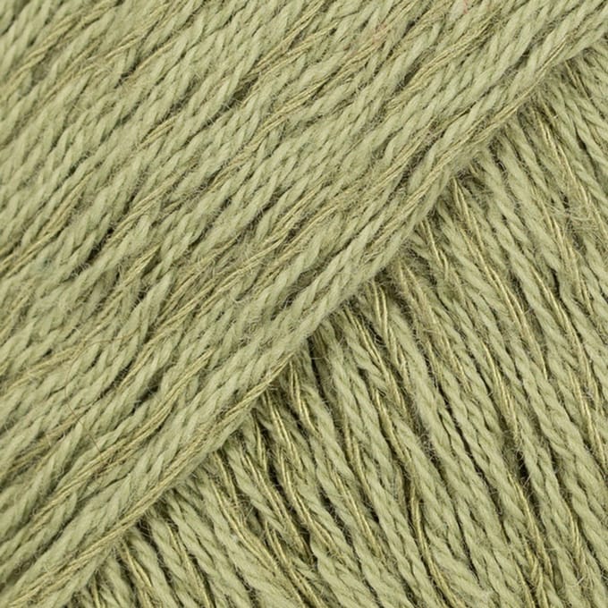 DROPS Belle Uni Colour - 10 mosgroen - Katoen Garen