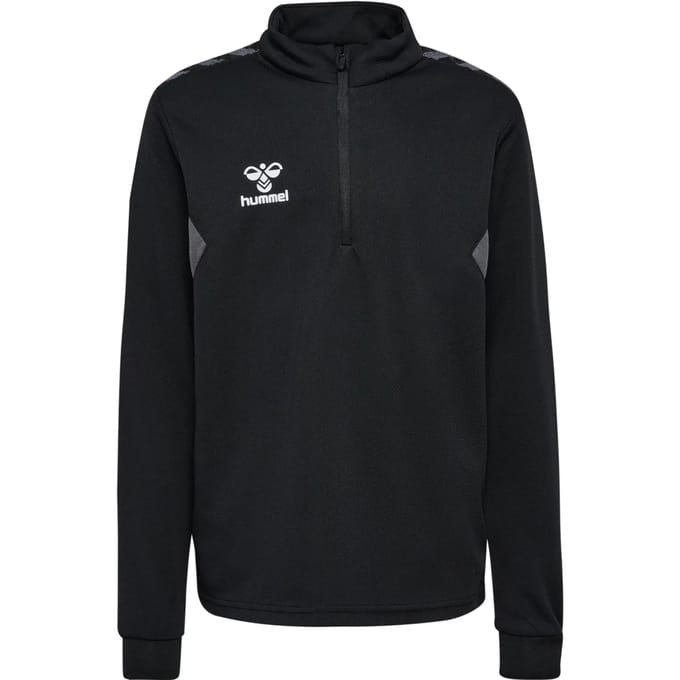 Authentieke sweatshirt met 1/4 rits voor kinderen Hummel