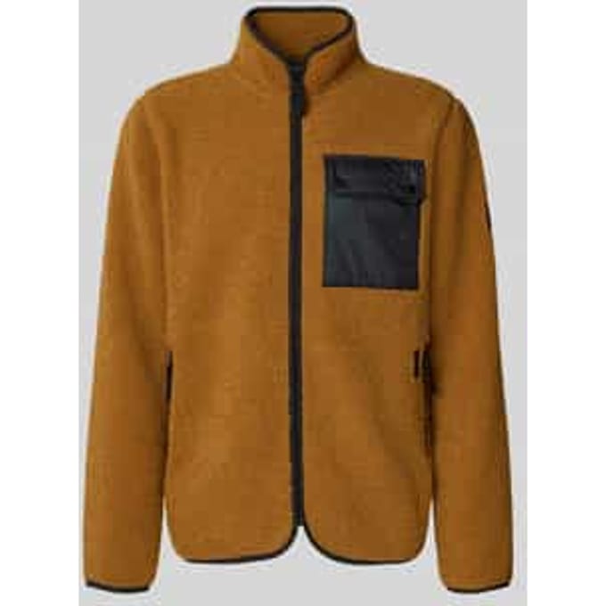 Didriksons Peter 3, fleecevest, heren, spice brown
