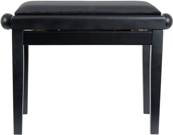 Verstelbare pianobank - Met stoffen zitting - Innox PB 40BK-M - Zwart