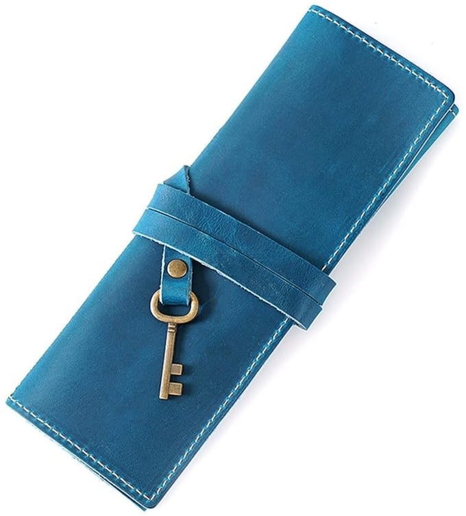 Dailygoods- Pencil Roll Handgemaakt - Lederen Organizer - Potlood