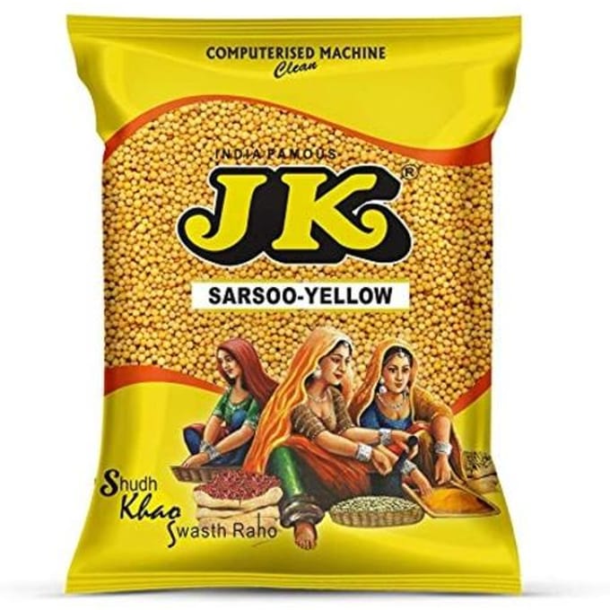 JK Gele Mosterd, 500 gram | Sarsoo Zaden (Gele mosterd) | Mosterd yellow