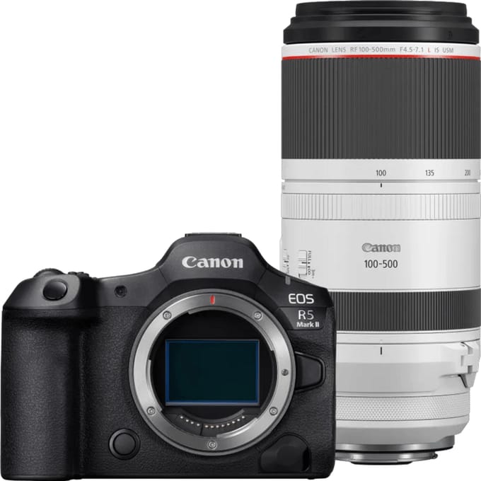 Canon EOS R5 Mark II + Canon RF 100-500mm f/4.5-7.1L IS USM