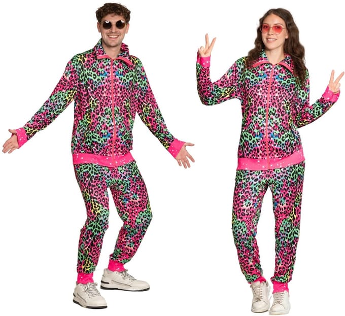 Neon Wild Shell Suit - S