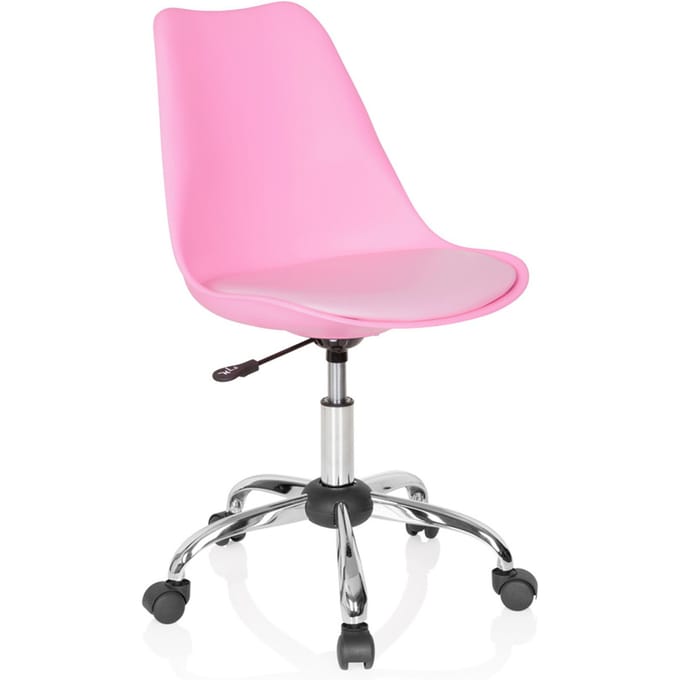 Kinder bureaustoel FANCY PRO roze hjh OFFICE
